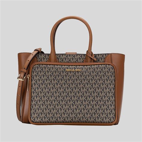 michael kors kali medium satchel|Michael Kors manhattan medium contrast.